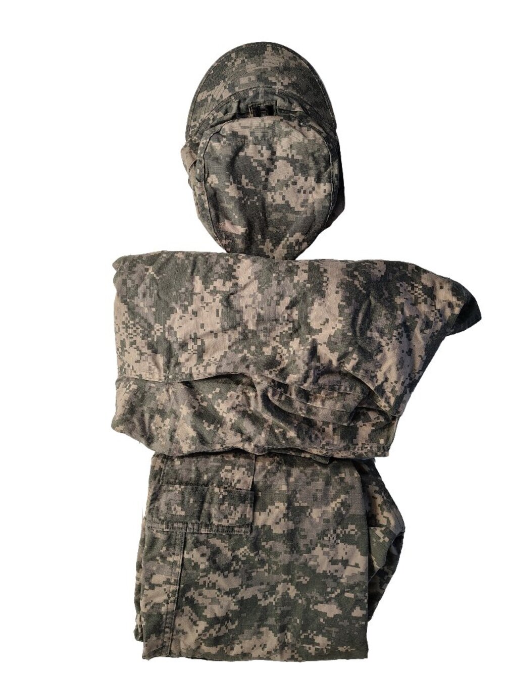 Full Set Of Unisex Adult Size Small Official U.S. Army Combat Uniform Fatigues
